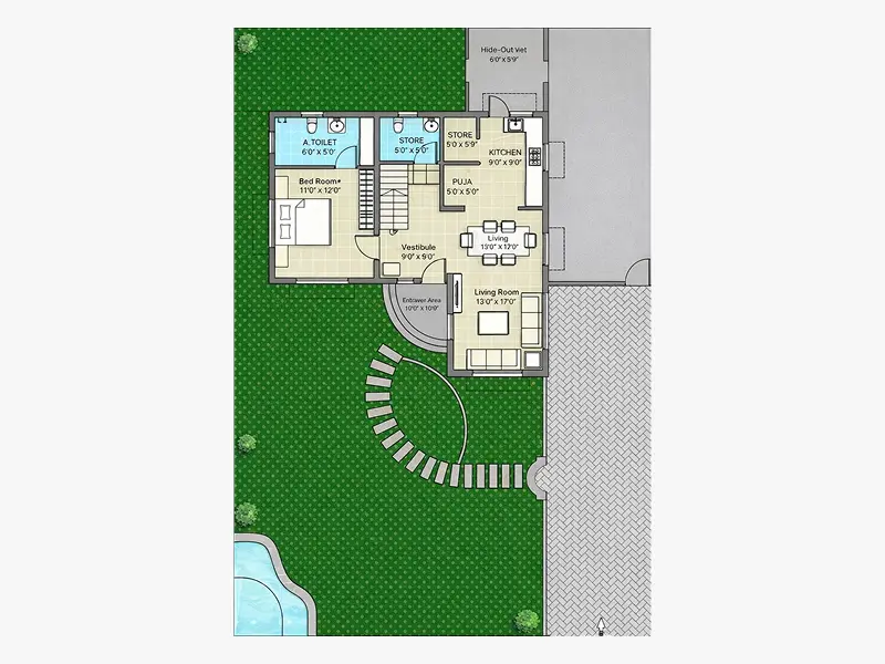 500 Sq. Yard Image